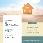 Photo-1 : TERRAIN D’ANGLE DE 315M² À 2 MIN DE LA PLAGE D’EL HAOUARIA