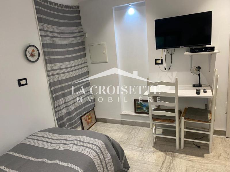 Furnished Studio Apartment for Rent in La Marsa - ZAL1415