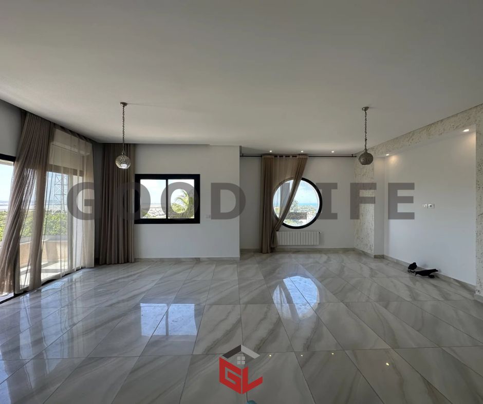 Stunning S+1 Apartment with Sea View in Gammarth
