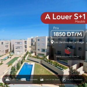 S+1 à Jardin de Carthage