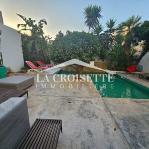 Villa meublée S+3 avec piscine à La Marsa MVL0830