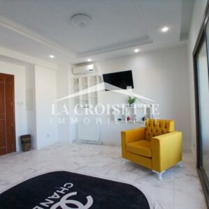 Appartement meublé S+1 avec terrasse à L’Aouina ZAL1660