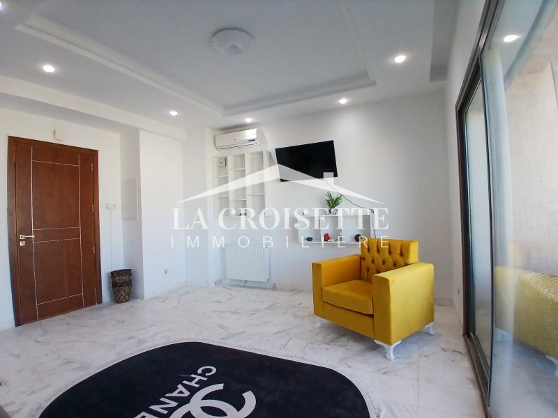Appartement meublé S+1 avec terrasse à L'Aouina ZAL1660