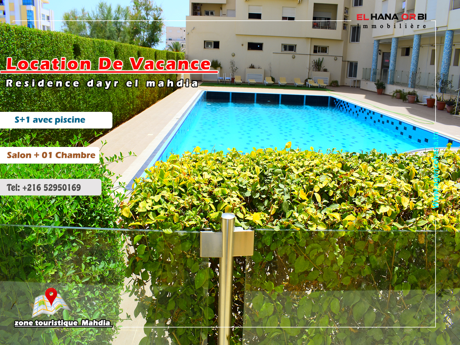Studio+1 Apartment in Dyar el Mahdia
