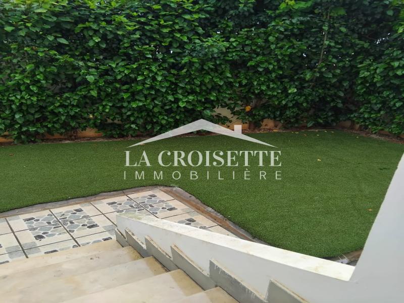 Appartement S2 meublé avec jardin aux Jardins de L'aouina ZAL1741