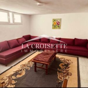 Rez-de-chaussée de villa S+2 meublé à La Marsa MRCL0322