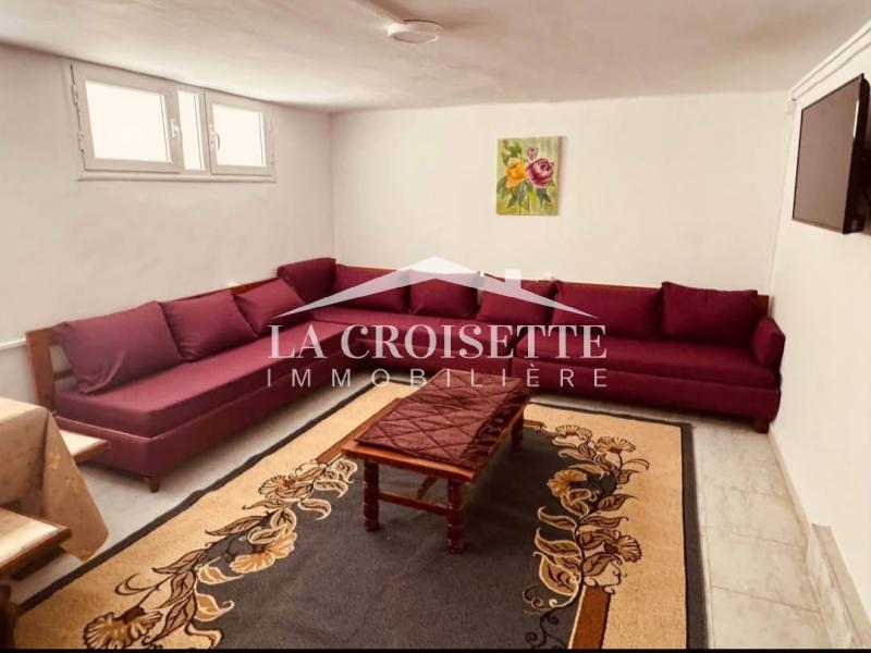 Rez-de-chaussée de villa S+2 meublé à La Marsa MRCL0322