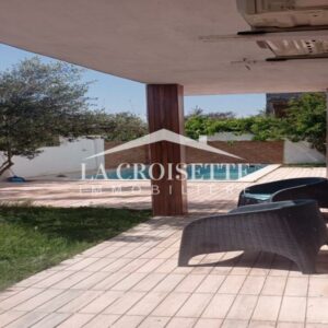 Rez-de-chaussée de villa S2 avec piscine à Gammarth ZRCL0317