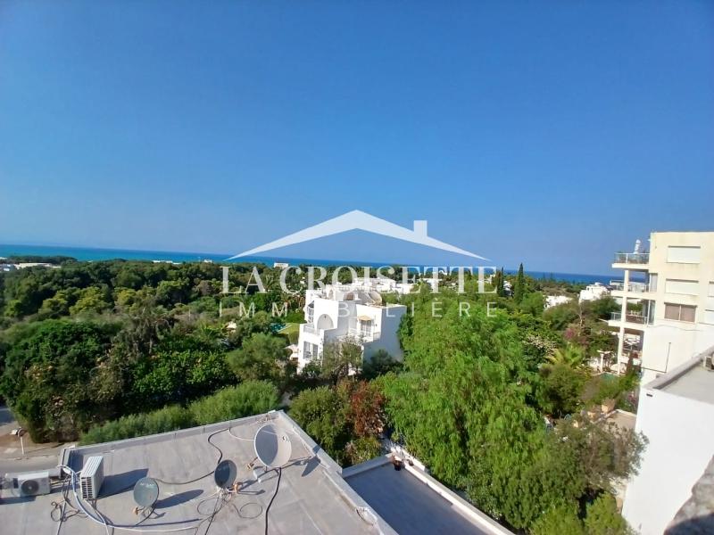Duplex S2 meublé vue sur mer à Gammarth ZDL0682