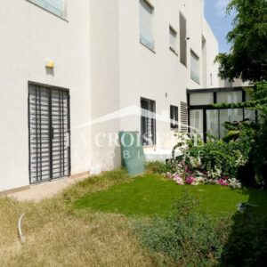 Appartement meublé S2 avec jardin et terrasse à La Soukra ZAL1807