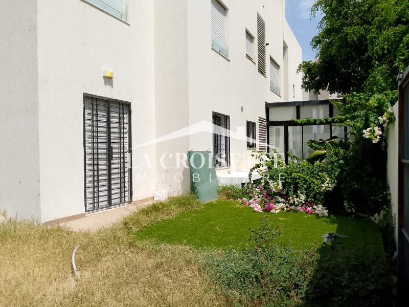 Appartement meublé S2 avec jardin et terrasse à La Soukra ZAL1807