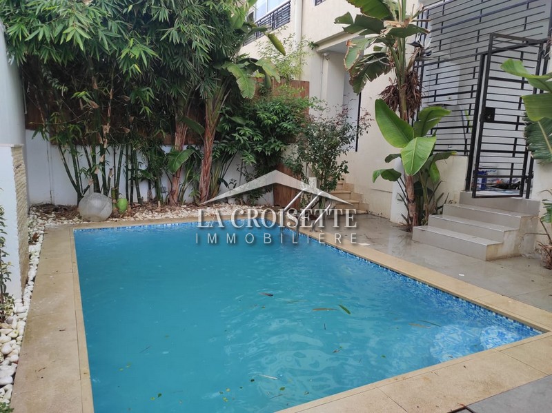 Duplex S3 avec piscine à La Soukra ZDL0360