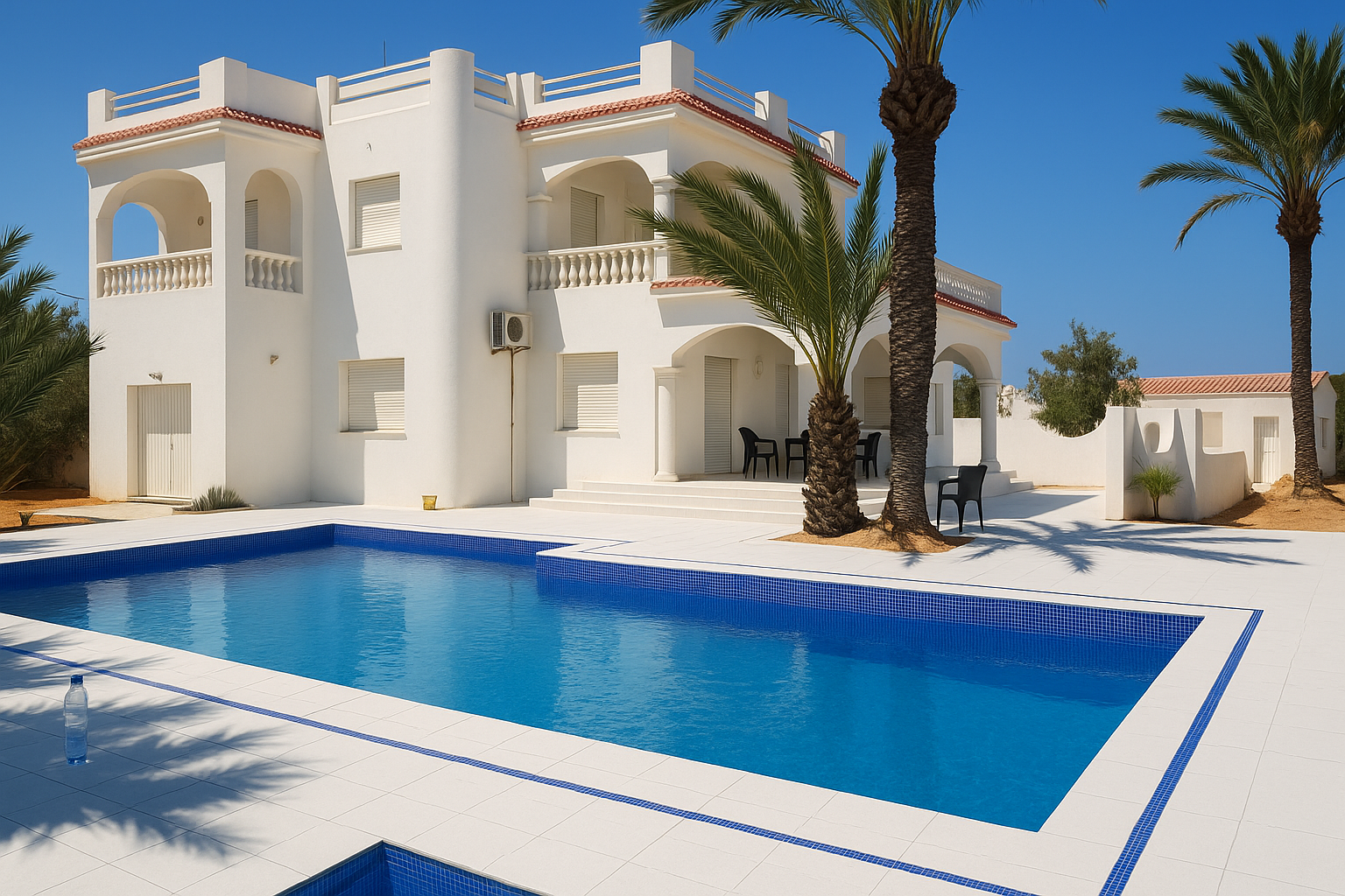 Luxury Villa with Pool in Midoun, Djerba