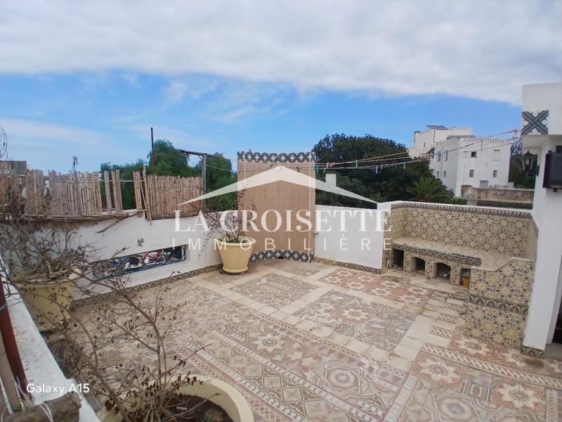 Duplex S3 meublé avec terrasse à Sidi Bou Said ZDL0694