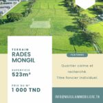 Photo-1 : TERRAIN DE 523M² À RADES MONGIL