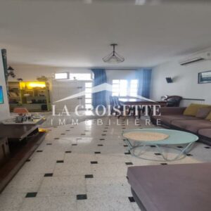 Étage de villa S2 meublé à La Marsa ZEL0567