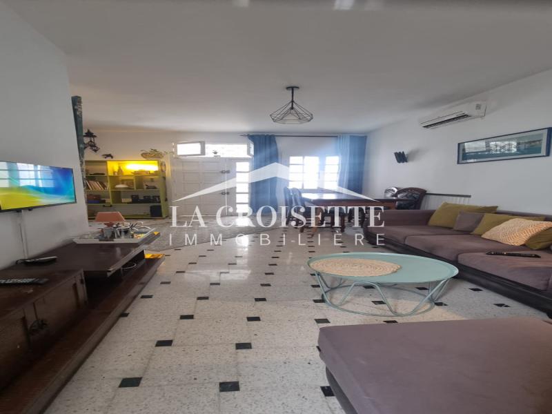 Furnished S2 Floor Villa for Rent in La Marsa - ZEL0567