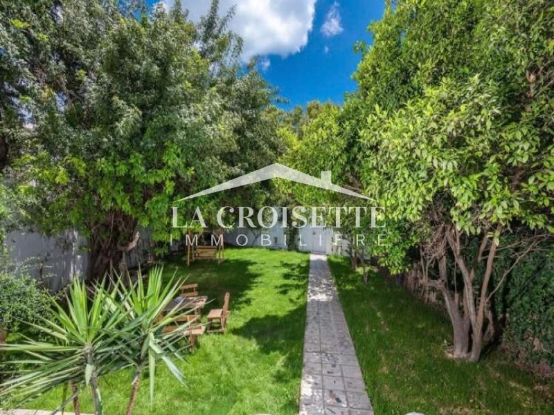 Rez-de-chaussée de villa S+3 meublé à Carthage ZRCL0336