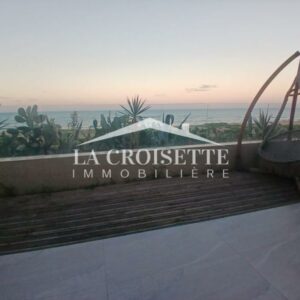 Rez-de-chaussée de villa meublé S+3 à la Marsa MVL1243