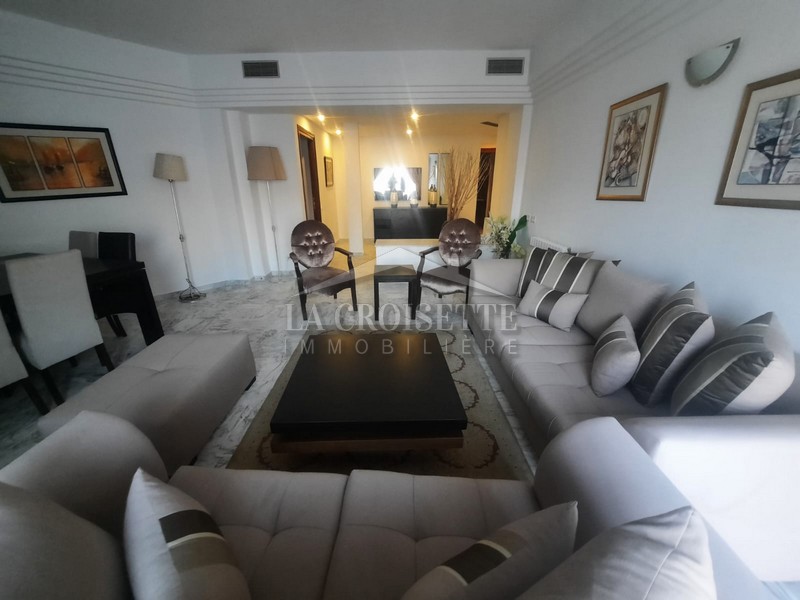 Appartement semi-meublé S+3 à Marsa Plage MAL2827