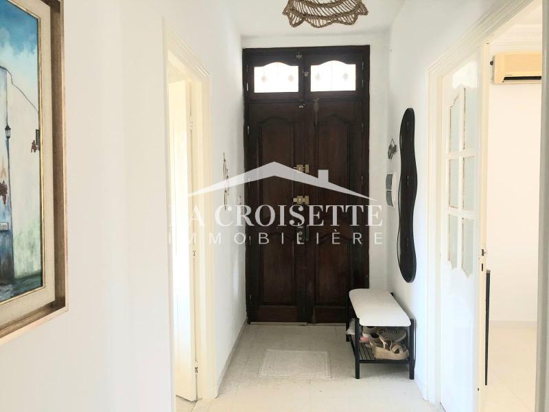 Étage de villa S2 meublé à La Marsa ZEL0576