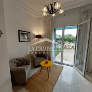 Appartement meublé S+3 avec jardin à Gammarth ZAL3898