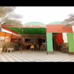 Café à la zone touristique de Tozeur