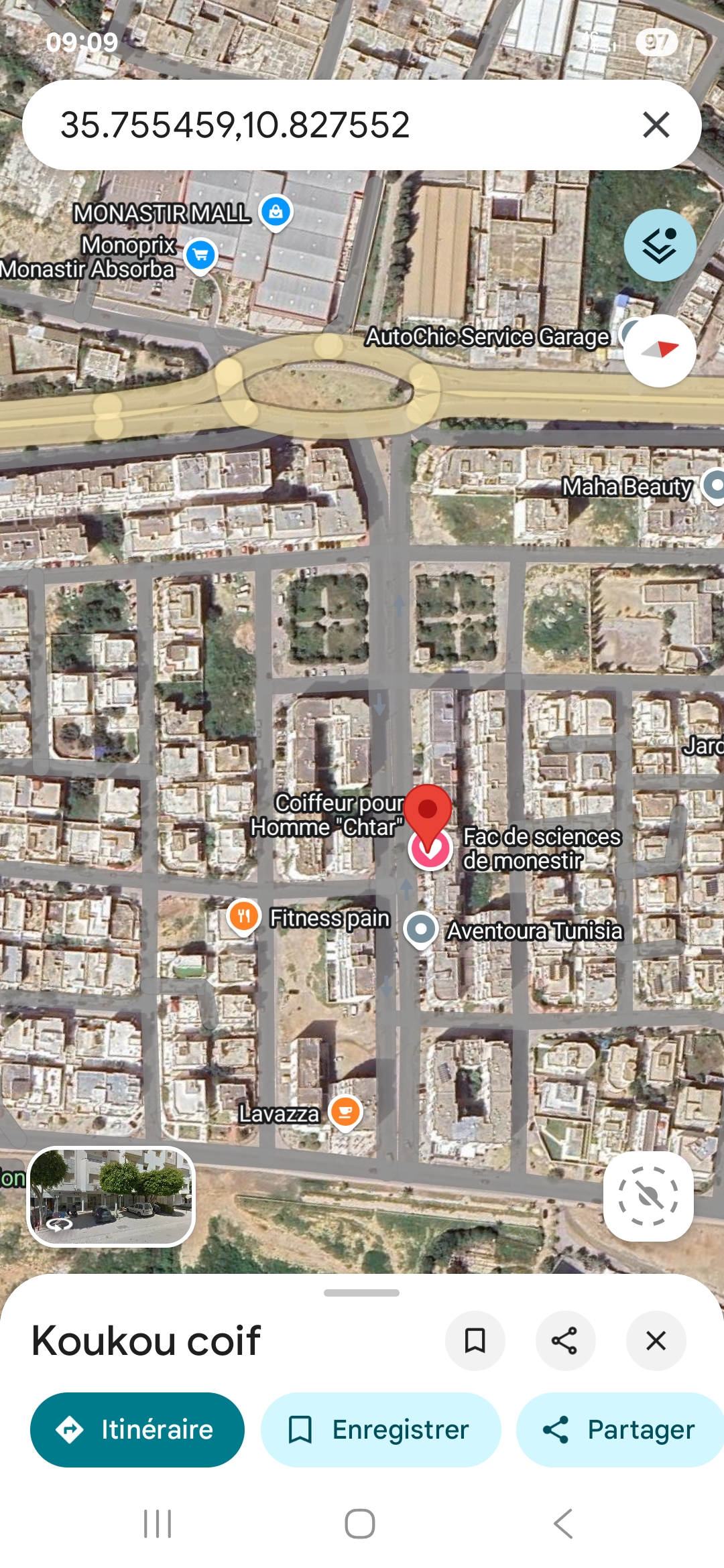 Appartement 'RDC' S+2 à el agba Monastir