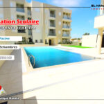 Appartement S+2 avec piscine en plein zone touristique