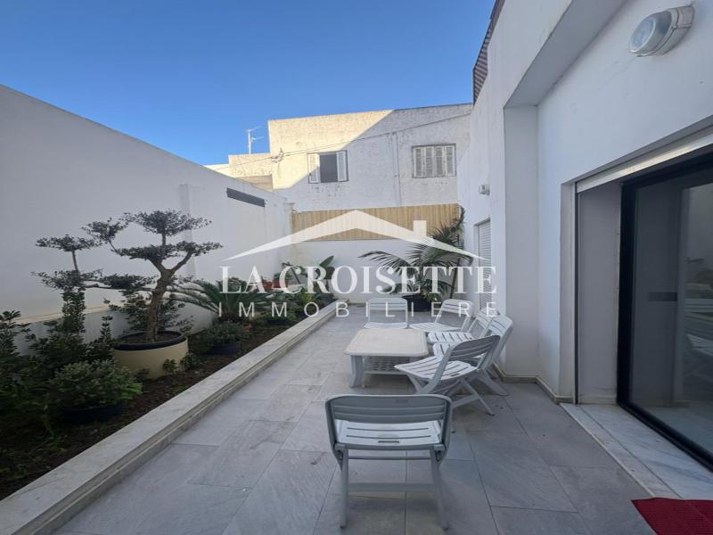 Appartement S2 meublé avec terrasse à La Marsa MAL2105