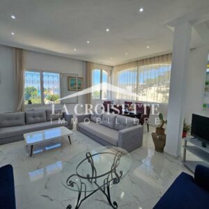 Étage de villa meublé S2 vue sur mer à La Marsa MAL3504