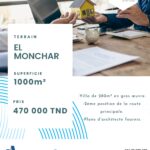 Photo-1 : TERRAIN CLÔTURÉ DE 1000M² AVEC VILLA EN GROS OEUVRE À EL MONCHAR