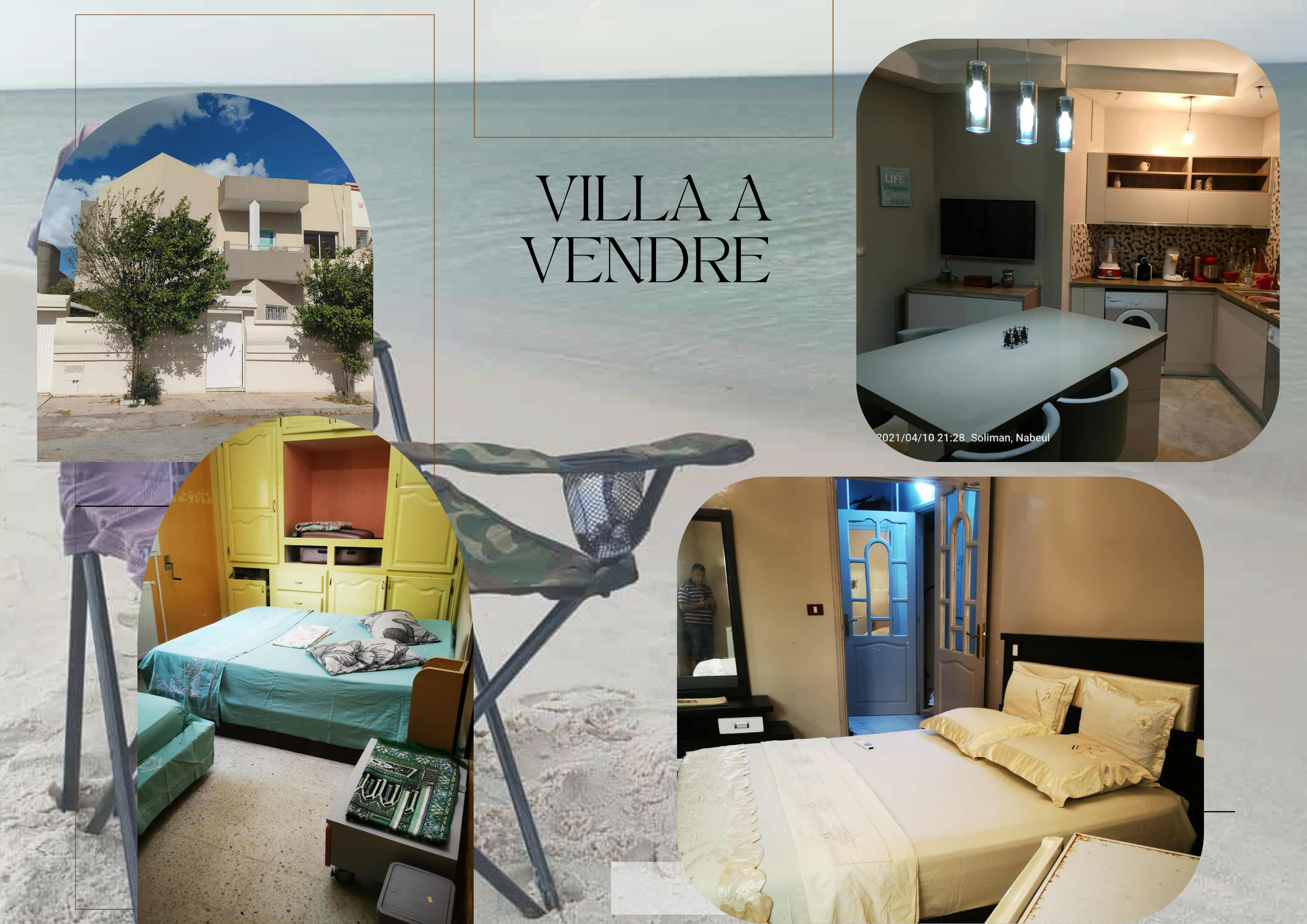 Villa s3 et 3 appartements s2