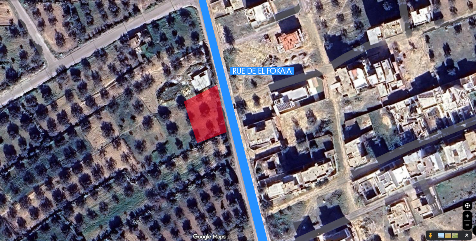 Terrain de 840 m² à Chatt Mariem