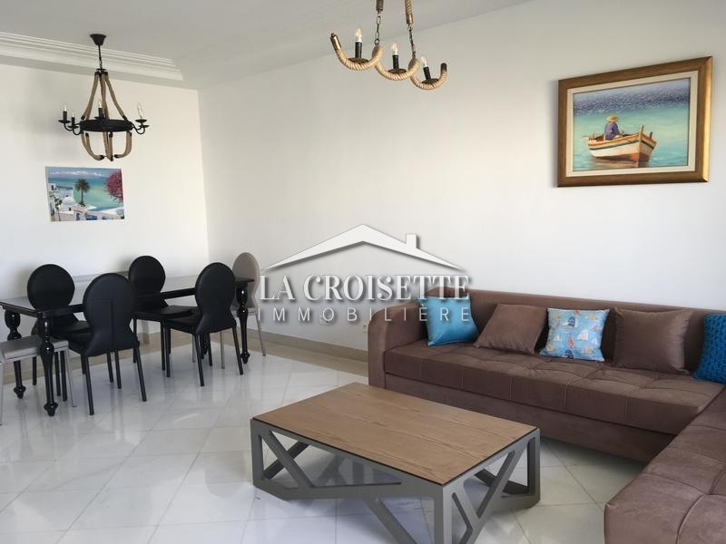 Appartement S2 meublé vue sur mer à Gammarth MAL2411