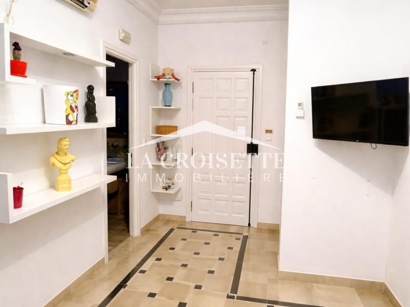 Appartement meublé S1 avec terrasse à La Marsa MAL1197