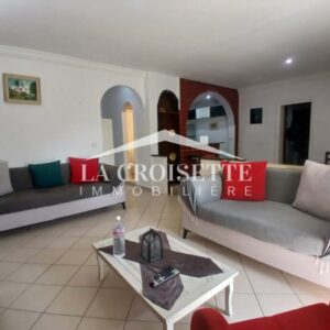 Duplex S3 meublé vue sur mer à Gammarth MDL0368