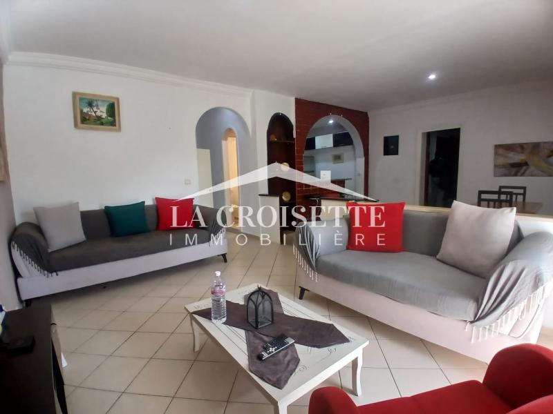 Duplex S3 meublé vue sur mer à Gammarth MDL0368