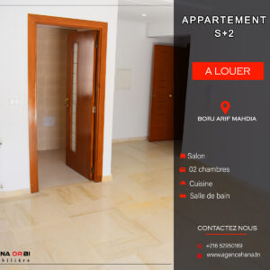 S+2 sur la route principale à Borj Arif Mahdia