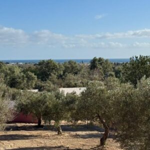 Terrain de 735m² vue de mer à Dharoufa