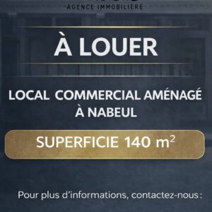 Local Commercial Centre-ville Nabeul