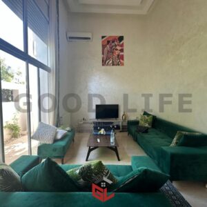 Duplex en S3 Meublé avec Jardin à Sidi Daoud