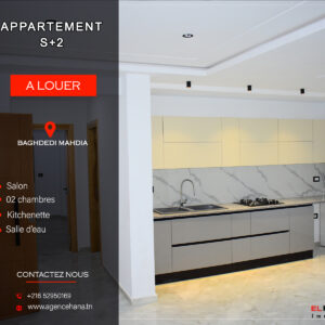 Appartement S+2 à Baghdedi