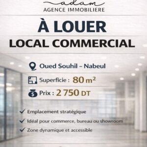 Espace Commercial à Oued Souhil