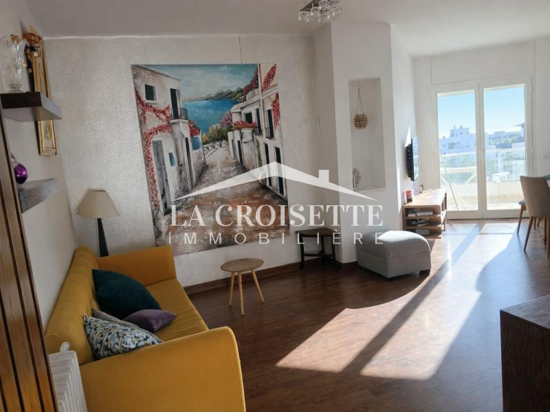 Étage de villa meublé en s3 avec jardin à La Marsa MEL0454