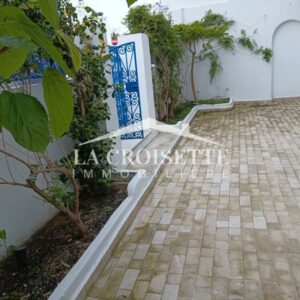 Rez-de-chaussée de villa S3 avec terrasse à Sidi Bou Saïd MRCL0349