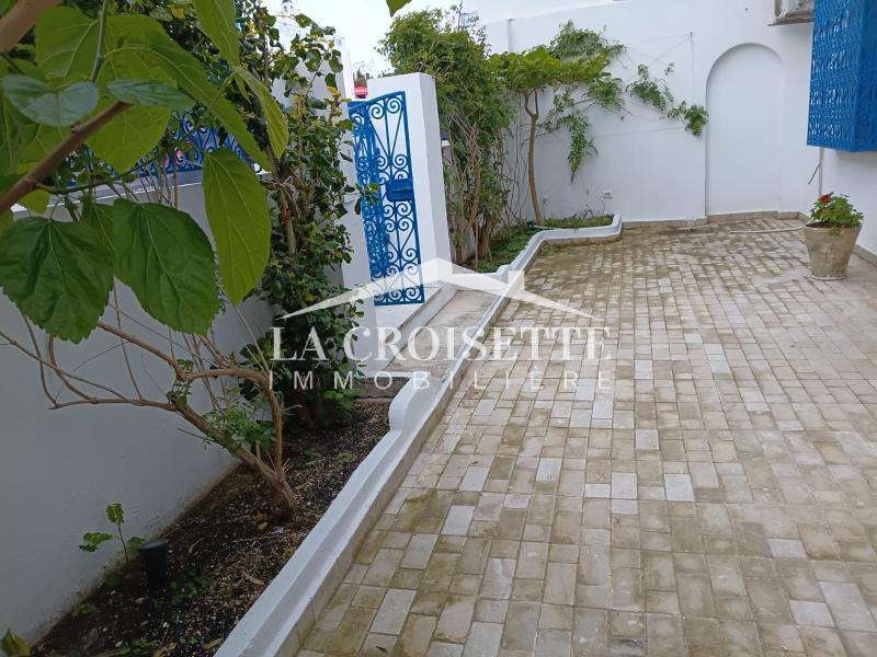 Rez-de-chaussée de villa S3 avec terrasse à Sidi Bou Saïd MRCL0349