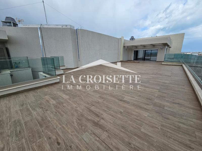 Penthouse S3 avec terrasse aux Jardins de Carthage MPL0598