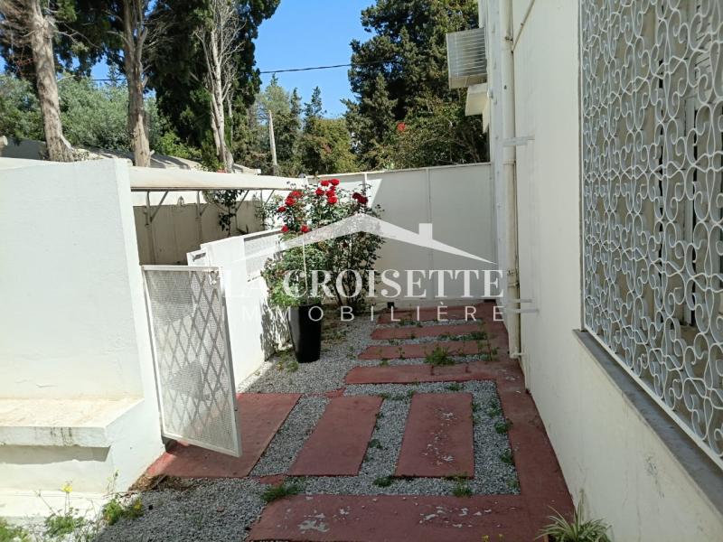 Rez-de-chaussée de villa S2 meublé à Carthage MRCL0350