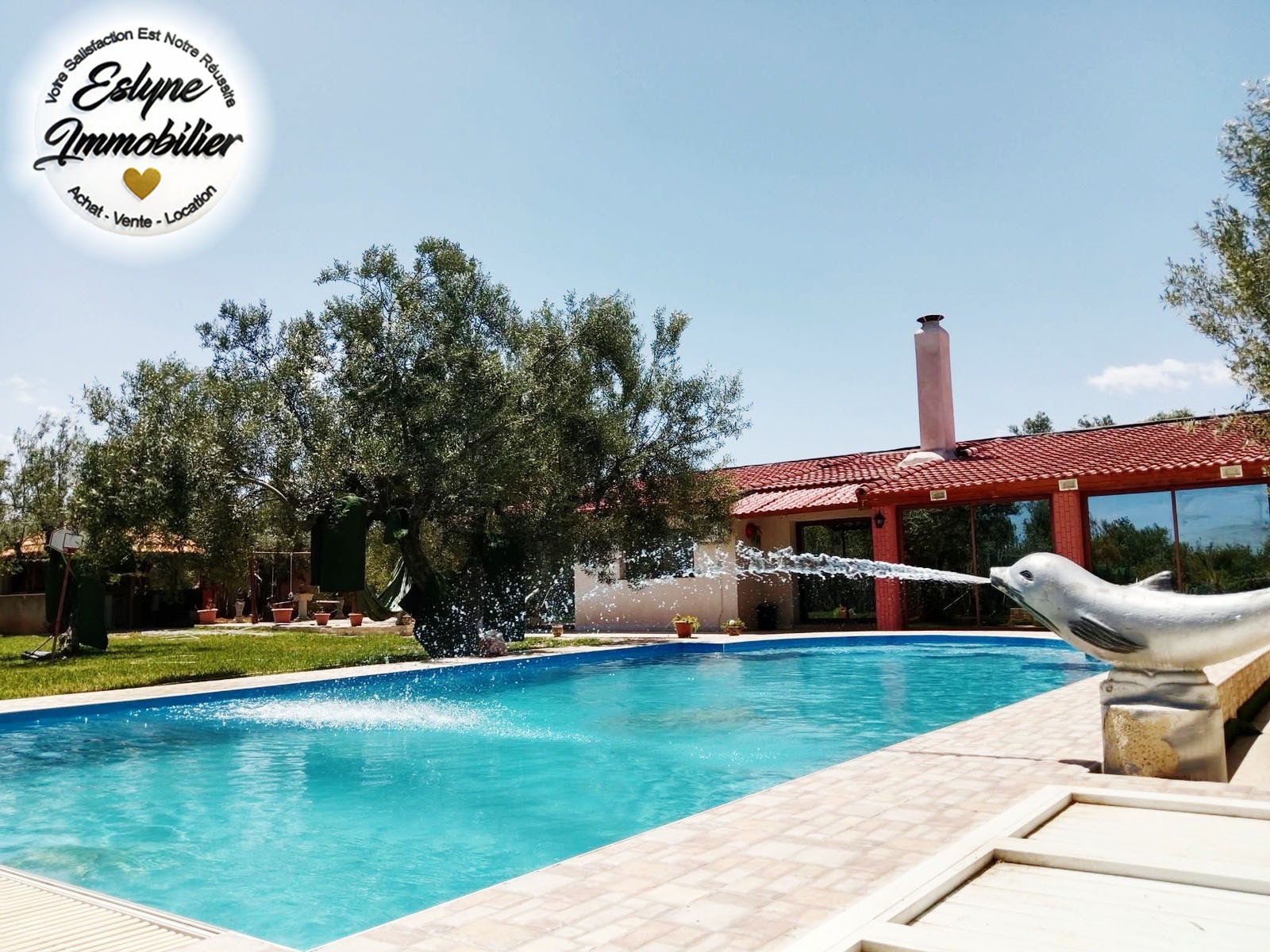 Superbe Villa avec Piscine à Foukaya – Hergla